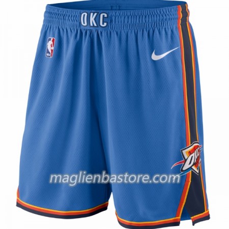 Oklahoma City Thunder Uomo Pantaloncini Blu Nike Swingman